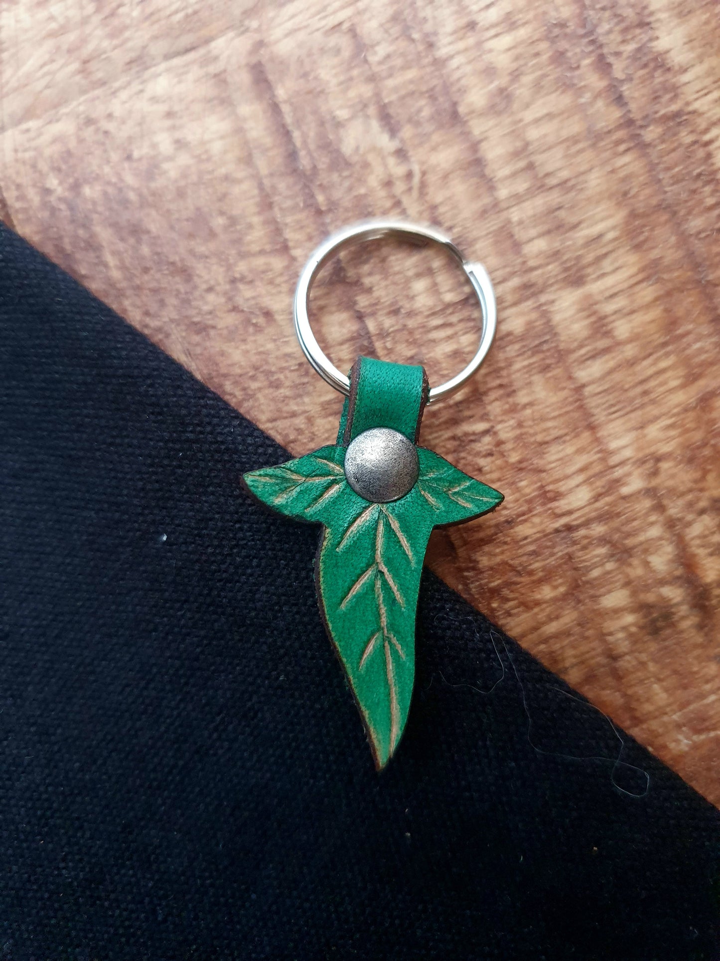 Porte-clé en cuir