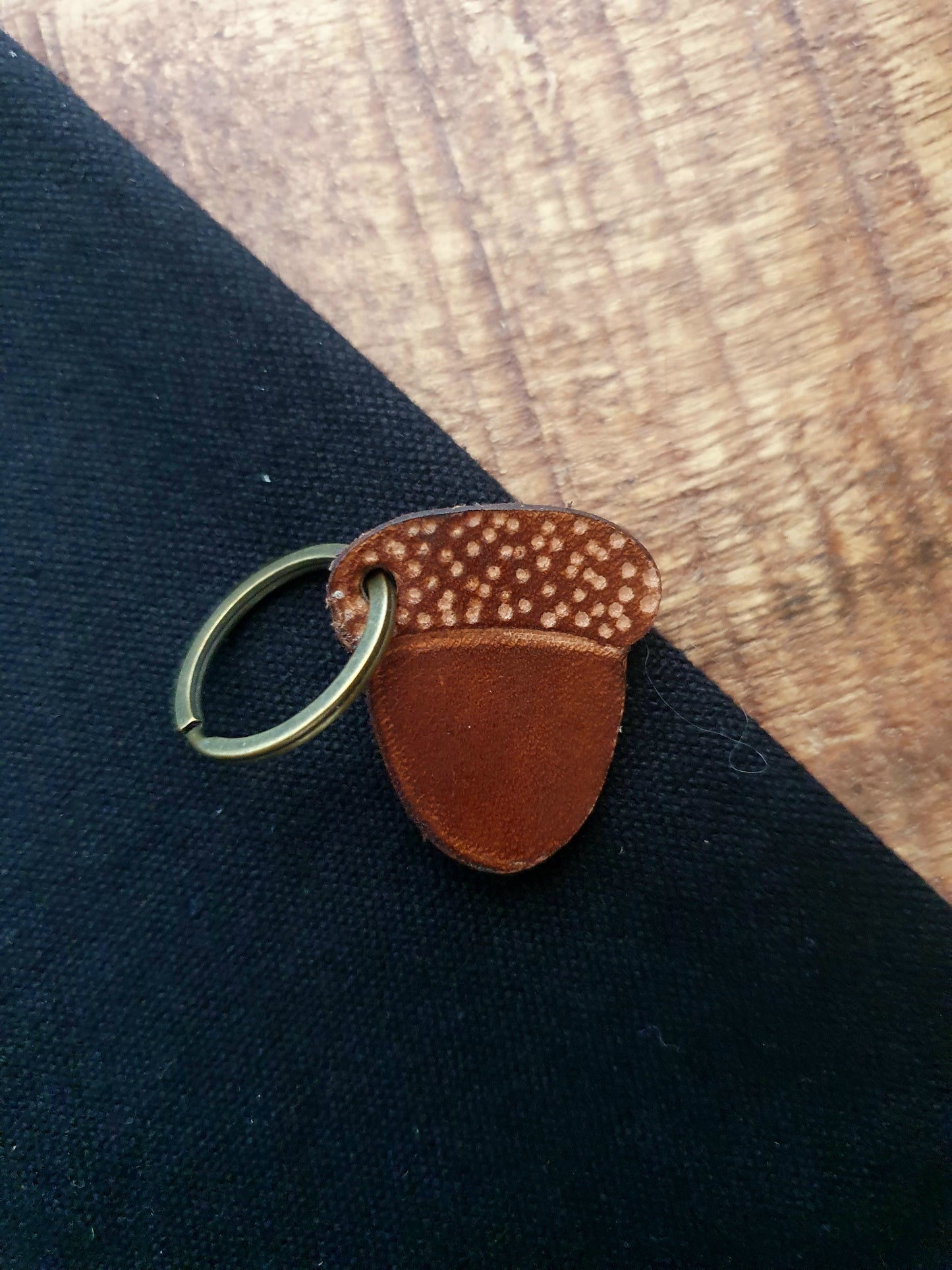 Porte-clé en cuir