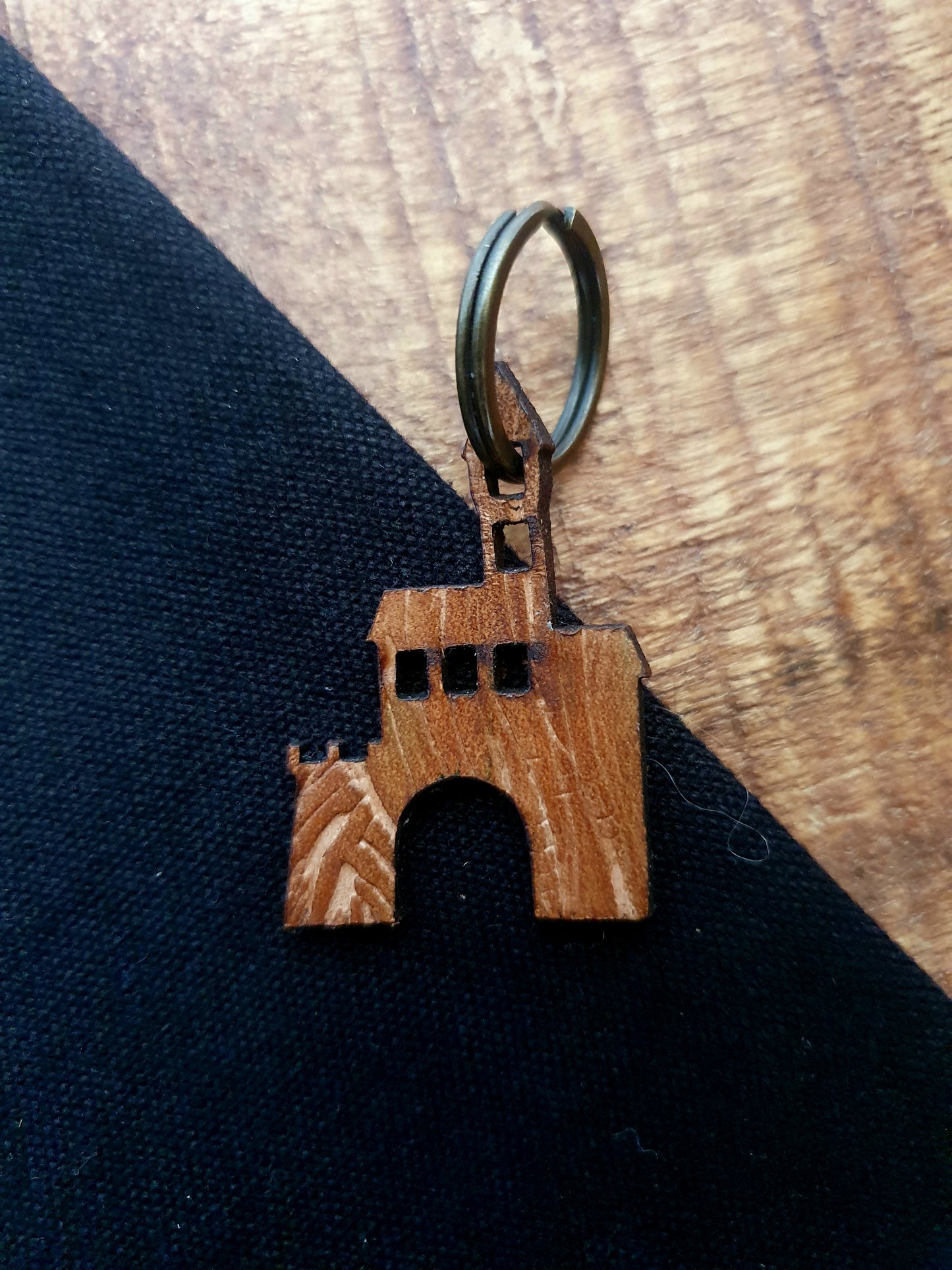 Porte-clé en cuir